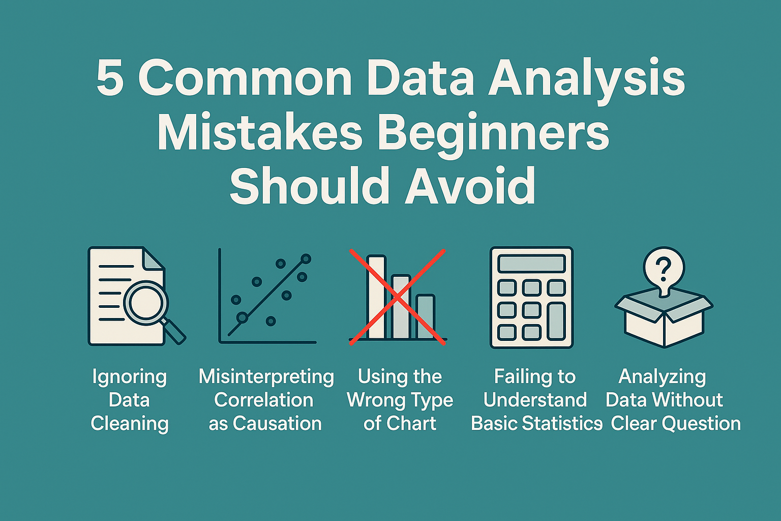 You are currently viewing 🧠 5 Common Data Analysis Mistakes Beginners Should Avoid